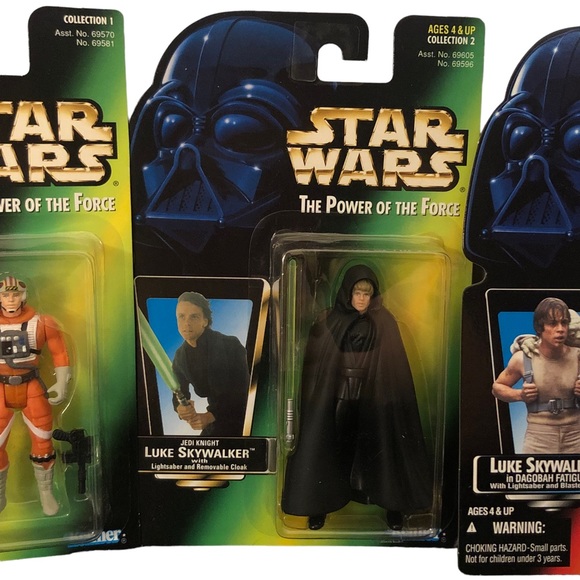 Star Wars POTF Luke Skywalker Action Figure Collection - Picture 2 of 13